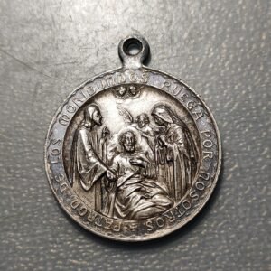 MEDALLA RELIGIOSA PATRON DE LOS MORIBUNDOS 38x32mm