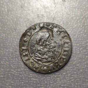FALSA DE EPOCA ESPAÑA MADRID FELIPE IV 16 MARAVEDIS 1663 FALSA DE EPOCA