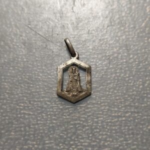 MEDALLA RELIGIOSA VALENCIA VIRGEN DE DESAMPARADOS MEDALLA CALADA METAL PLATEADO