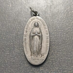MEDALLA RELIGIOSA VALENCIA VIRGEN DE DESAMPARADOS HOSPITALIDAD A N S DE LOURDES