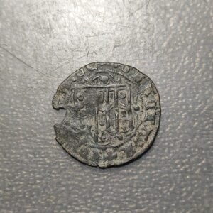 ESPAÑA CORUÑA JUAN II BLANCA (1406-1454) AB.626