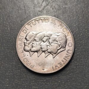 MEDALLA INTERNACIONAL SOCIALISTA PROLETARIOS DE TODO EL MUNDO UNIROS MARX LENIN