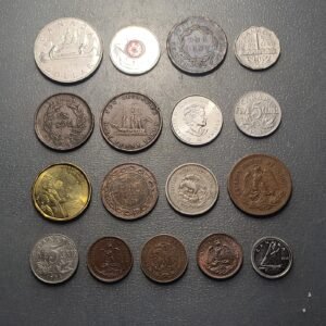 NORTE AMERICA MEXICO ESTADOS UNIDOS CANADA LOTE DE 17 MONEDAS
