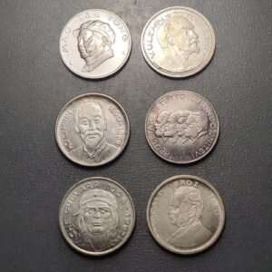 LOTE DE 6 MEDALLAS LEADERS SOCIALISTAS COMUNISTAS MARX MAO TSETUNG LENIN CHE