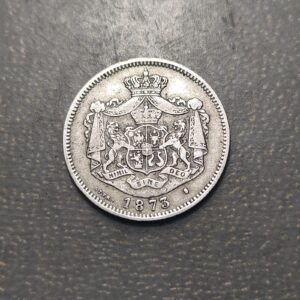 RUMANIA ROMANIA CAROL I 1 LEU 1873 MBC