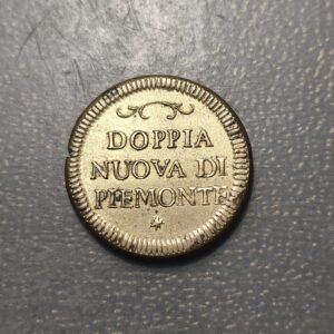 PONDERAL COIN WEIGHT ITALIA SABOYA REINO CERDEÑA DOPPIA NUOVA DI PIEMONTE ESCASA