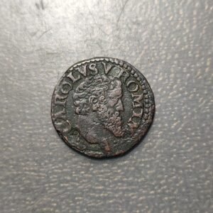 IMPERIO ESPAÑOL NAPOLES CARLOS I CARLOS V ALEMANIA 2 CAVALLI S/F MBC