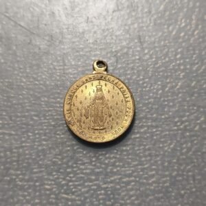 MEDALLA RELIGIOSA INMACULADA CONCEPCION ANAGRAMA SAGRADO CORAZON JESUS Y MARIA