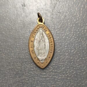 MEDALLA RELIGIOSA LOURDES FRANCIA INMACULADA CONCEPCION BASILICA DE LOURDES