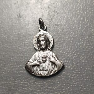 MEDALLA RELIGIOSA FRANCIA 1940 SAGRADO CORAZON DE JESUS SOUVENIR DE MONTMARTRE