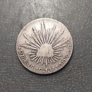 MEXICO 2 REALES 1832 MBC PLATA