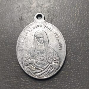 MEDALLA RELIGIOSA FRANCIA SAGRADO CORAZON DE JESUS SAGRADO CORAZON DE MARIA