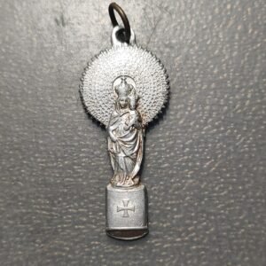 MEDALLA RELIGIOSA ZARAGOZA VIRGEN DEL PILAR ALUMINIO