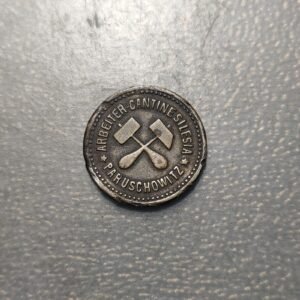 SILESIA FICHA CANTINA MINERA 5 PFENNIG PARUSZOWIEC BRONCE