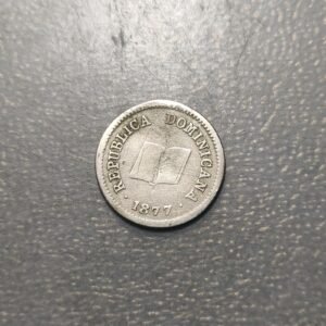 REPUBLICA DOMINICANA 5 CENTAVOS 1877