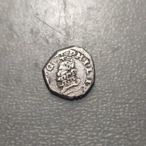 IMPERIO ESPAÑOL SICILIA MESSINA FELIPE III 1 TARI 1618 IP MBC ESCASA