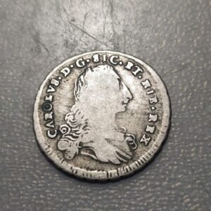 IMPERIO ESPAÑOL SICILIA PALERMO CARLOS III BORBON 4 TARI 1755 ESCASA