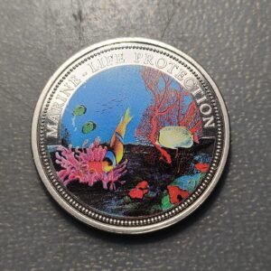 PALAU 1 DOLLAR 1994 PECES ANIMALES EBC+