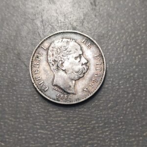 ITALIA REINO UMBERTO I HUMBERTO I 1 LIRA 1886 MBC