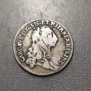 IMPERIO ESPAÑOL SICILIA PALERMO CARLOS III BORBON 4 TARI 1735
