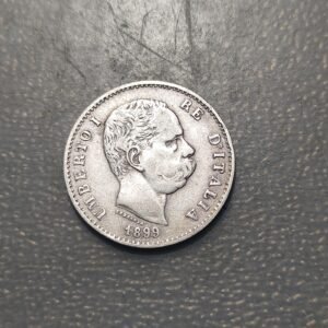 ITALIA REINO UMBERTO I HUMBERTO I 1 LIRA 1899 MBC-/MBC