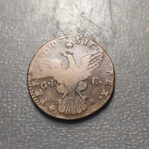 ITALIA SICILIA PALERMO FERDINANDO III BORBON INFANTE DE ESPAÑA 1 GRANO 1784 GLC
