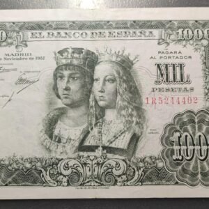 ESPAÑA 1000 PESETAS 1957 P-149 MBC