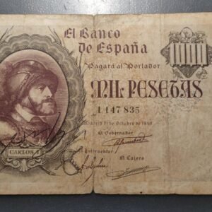 ESPAÑA 1000 PESETAS 1940 P-125 BC