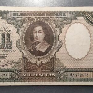 ESPAÑA 1000 PESETAS 09/01/1940 P-120 MBC-/MBC