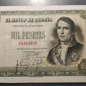 ESPAÑA 1000 PESETAS 04/11/1949 P-138 MBC+/EBC-