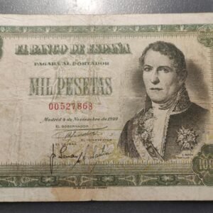 ESPAÑA 1000 PESETAS 04/11/1949 P-138 BC