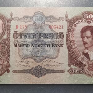 HUNGRIA HUNGARY 50 PENGO 1932 P-99 SC-/SC