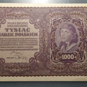 POLONIA POLAND 1000 MAREK POLKICH 23/08/1919 P-29 SERIE I SC-