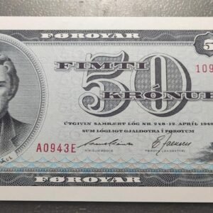 ISLAS FEROE FAROE ISLANDS 50 KRONUR 1994 P-20d SC UNC