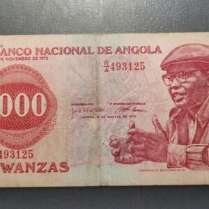 ANGOLA 1000 KWANZAS 14/08/1979 P-117a BC/BC+