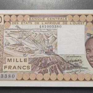 SENEGAL (K) 1000 FRANCS 1988 P-707Ka SC UNC