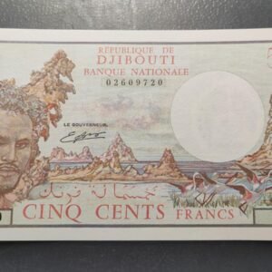 DJIBOUTI YIBUTI 500 FRANCS 1979-1988 P-36b SC UNC