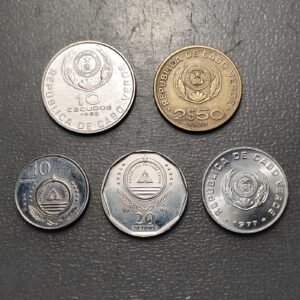 CABO VERDE CAPE VERDE LOTE DE 5 MONEDAS