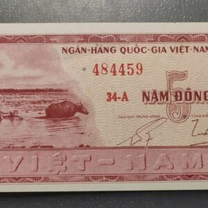 VIETNAM SOUTH 5 DONG 1955 P-13a SC-