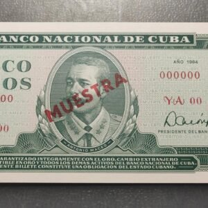 5 PESOS 1984 "MUESTRA"