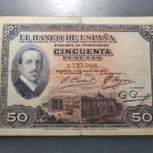 ESPAÑA 50 PESETAS 17/05/1927 P-72a