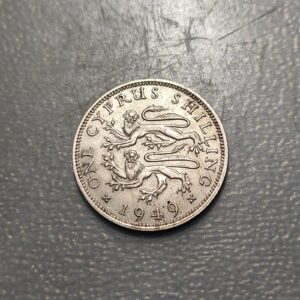 CHIPRE CYPRUS 1 SHILLING 1949 MBC/MBC+