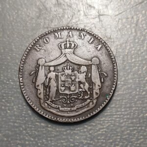 RUMANIA ROMANIA 10 BANI 1867 BC+/MBC-