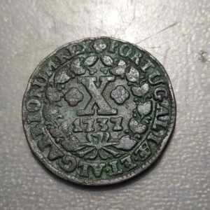 PORTUGAL 10 REIS 1737 BC+