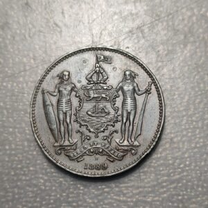 BRITISH NORTH BORNEO 1 CENT 1889 H MBC+/EBC