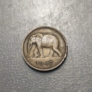 CONGO BELGA BELGIAN CONGO 2 FRANCOS 2 FRANCS 1947 MBC