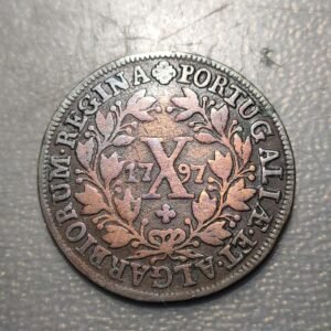 PORTUGAL MARIA I 10 REIS 1797 MBC-