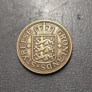 DINAMARCA DENMARK GROENLANDIA GREENLAND 1 KRONE 1926 MBC