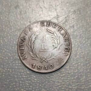 ARGENTINA BUENOS AIRES 1 REAL 1840 MBC