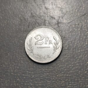 BELGICA BELGIUM 2 FRANCS 1944 EBC+